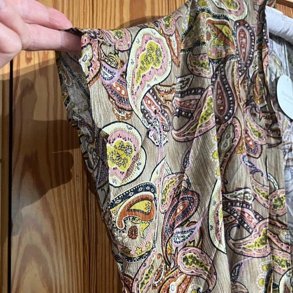 Rusttydustty Paisley Print Tube Top / Cami & High Waisted Shorts & Kimono Set - Picture 12 of 15